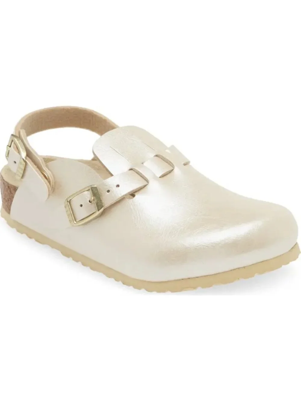 NEW Birkenstock Boston Graceful Clogs Shoes Pearl White Euro 31 BIg Kids Youth 1