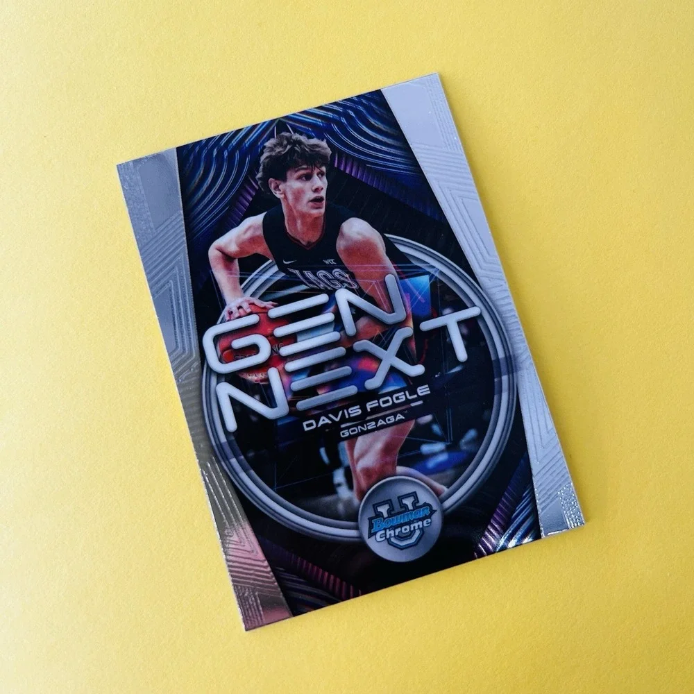 2025/26 Bowman Chrome U‎ Basketball Davis Fogle Gen Next Insert GN-18 Gonzaga