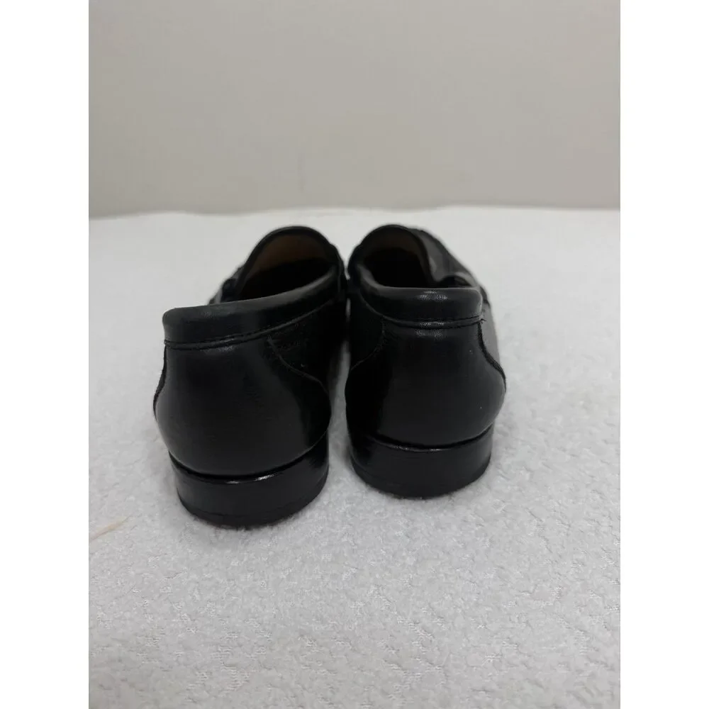 Allen Edmonds Black Leather Penny Loafer Dress Shoes Men's 9D Made USA