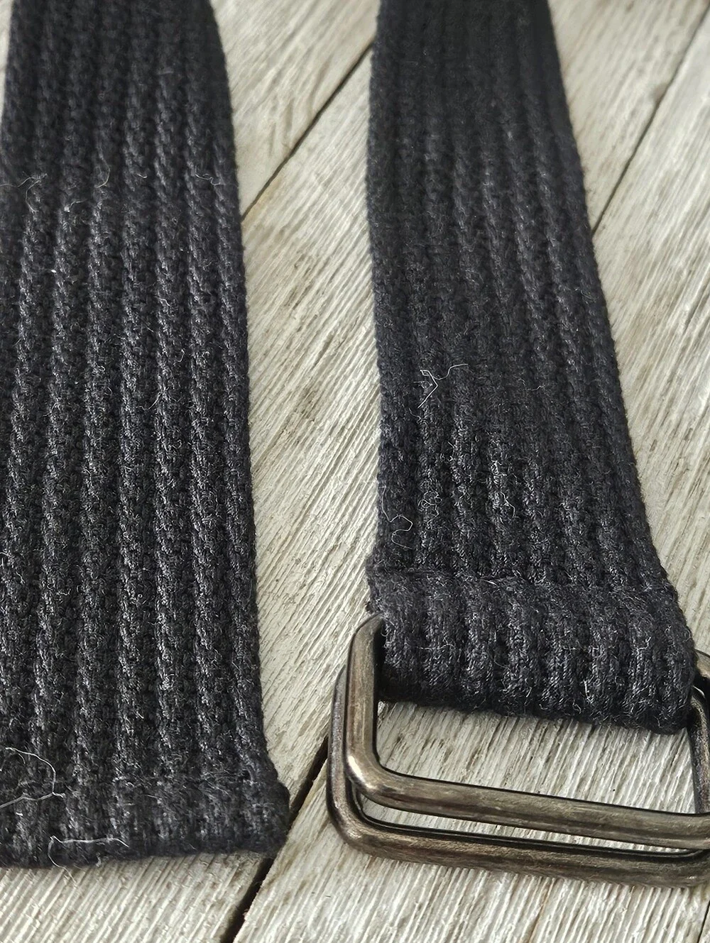 N/A black woven