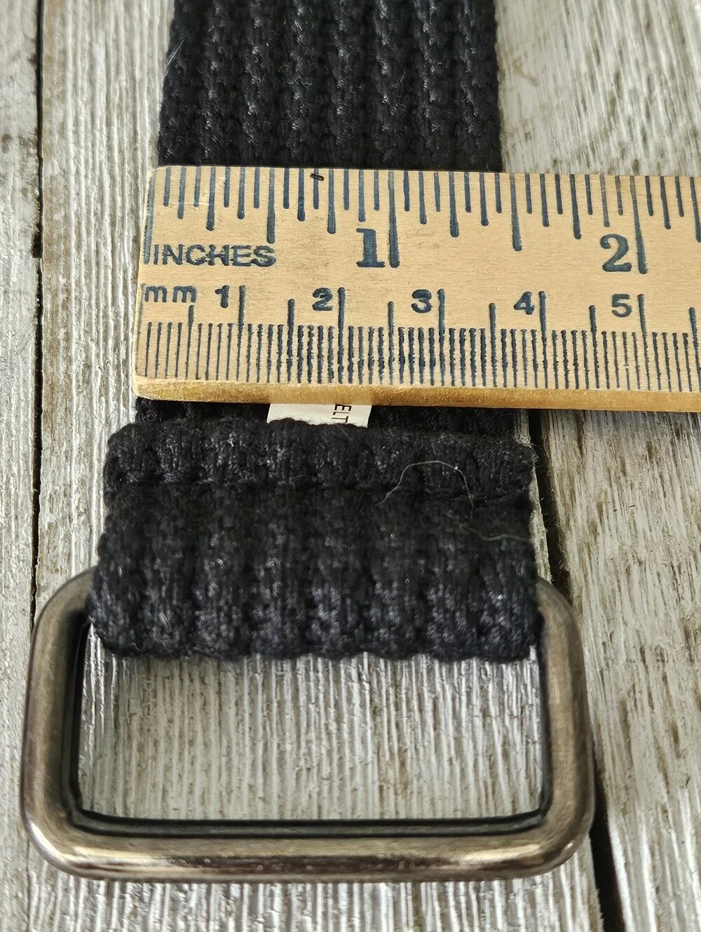 N/A black woven
