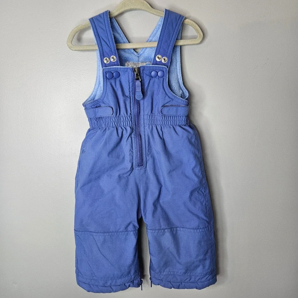 The Childrens Place Blue Snow Bibs‎ Infant 6-9 Months PLC Sports All Weather Zip