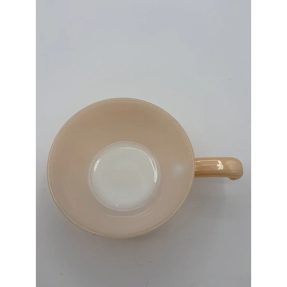 Vintage Fire-King Peach Lustre Bakeware Lot Casserole Baker Ramekins USA - 6 EA