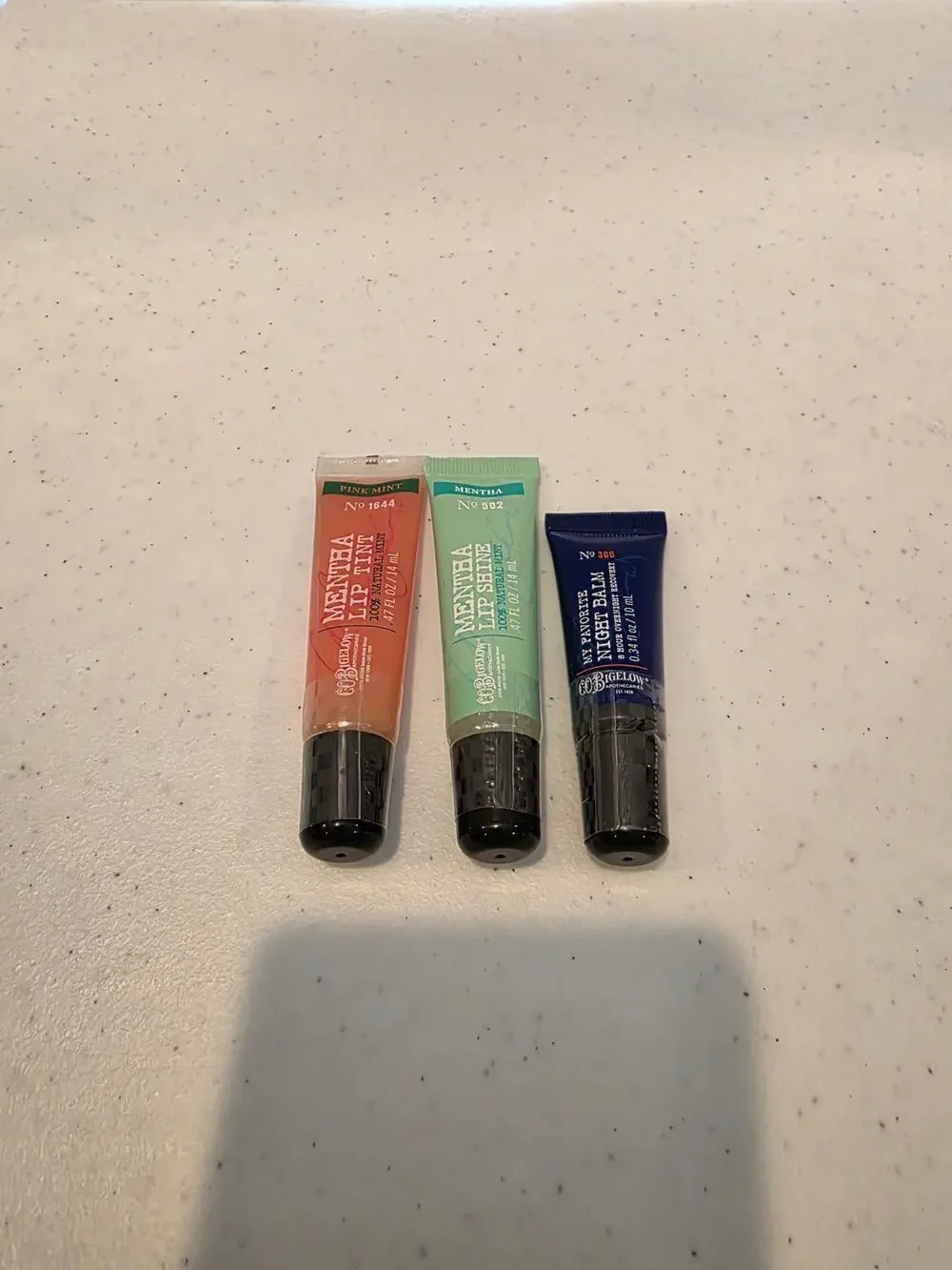 Bath & Body Works C.O. Bigelow Mentha Lip Shine No 502, 1644, and 306 - mint