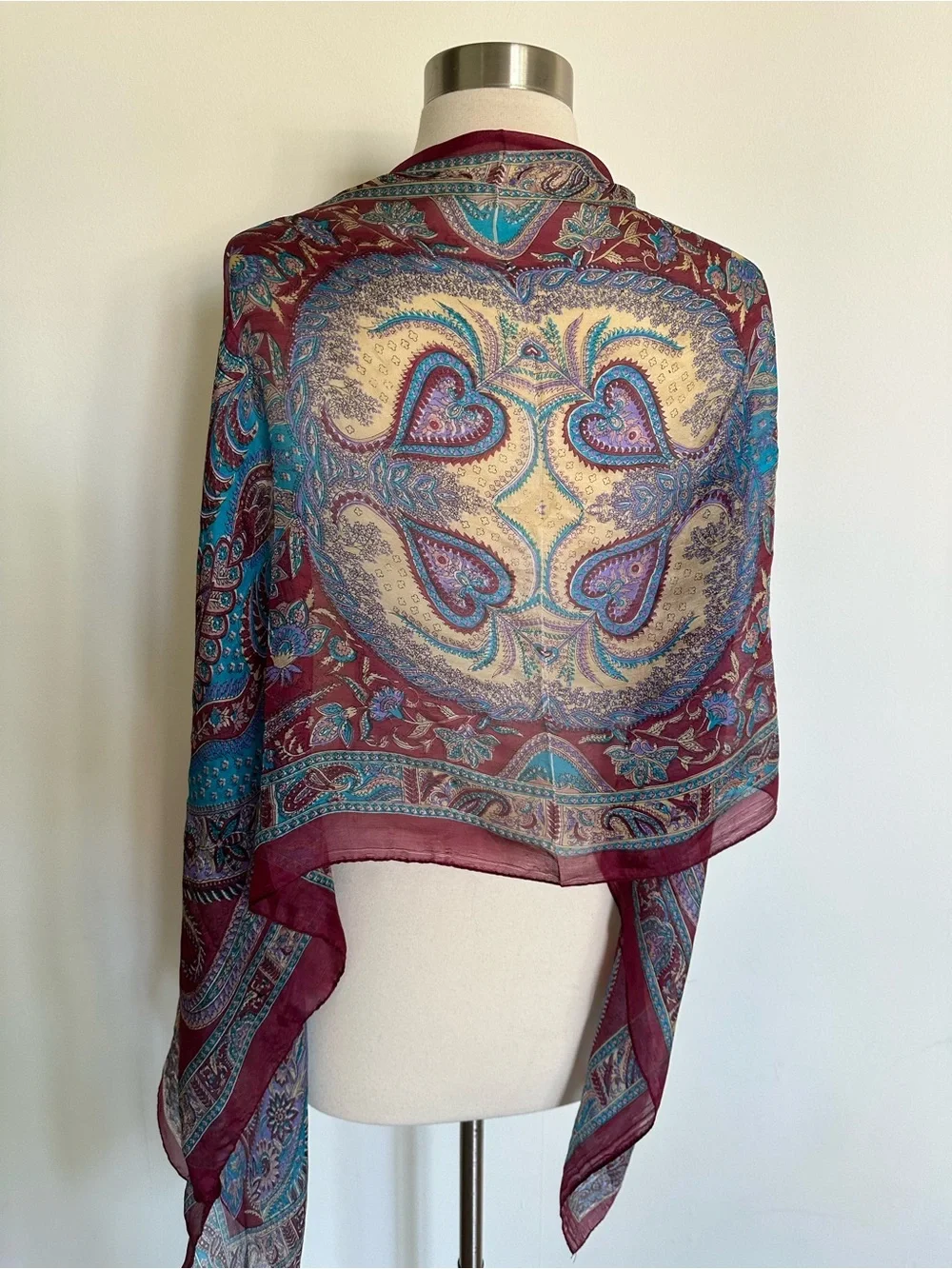 Vintage silk scarf