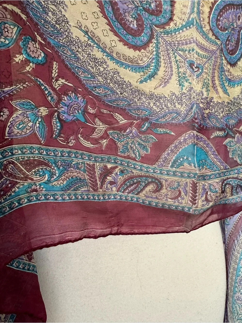 Vintage silk scarf