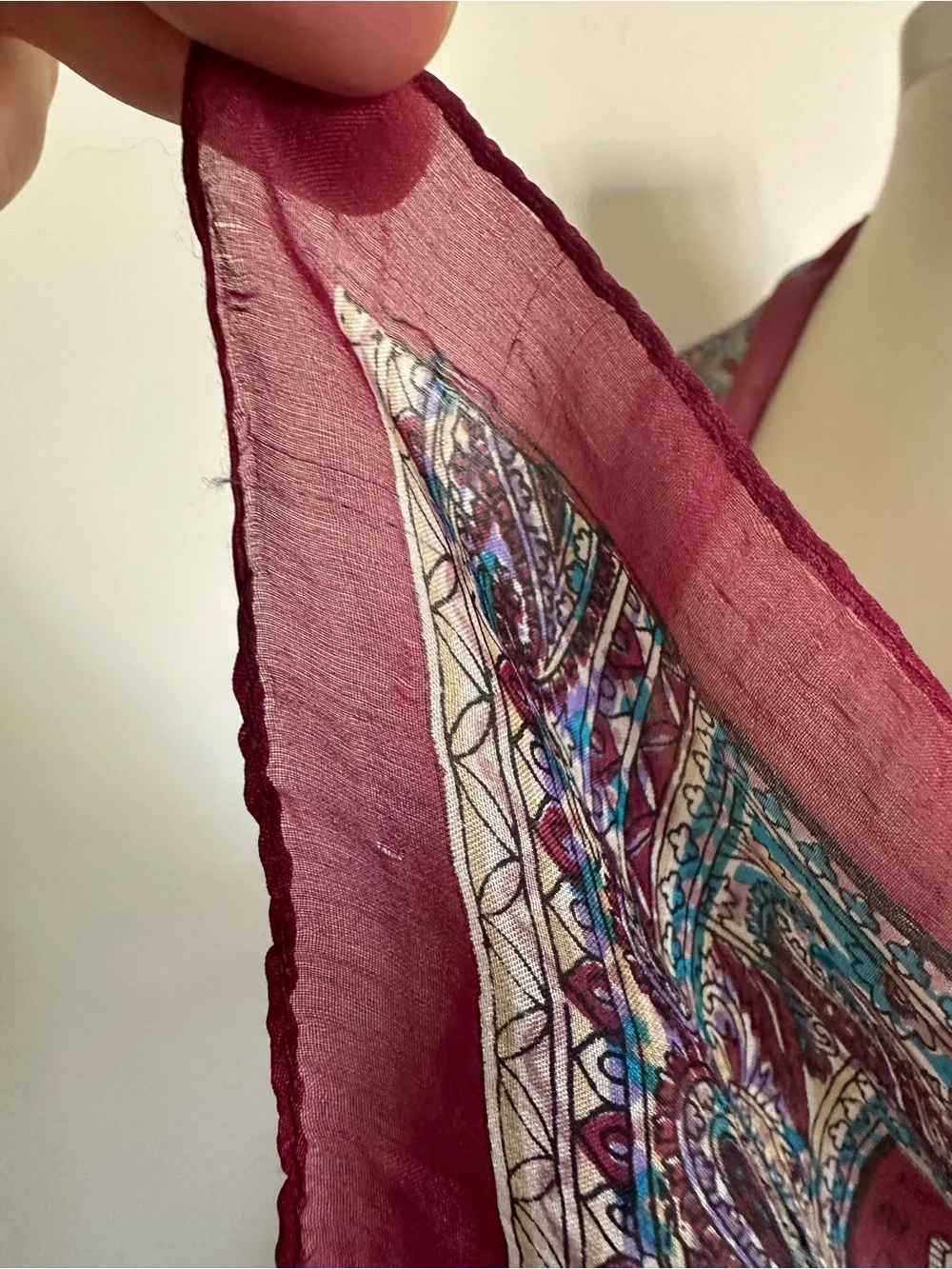 Vintage silk scarf