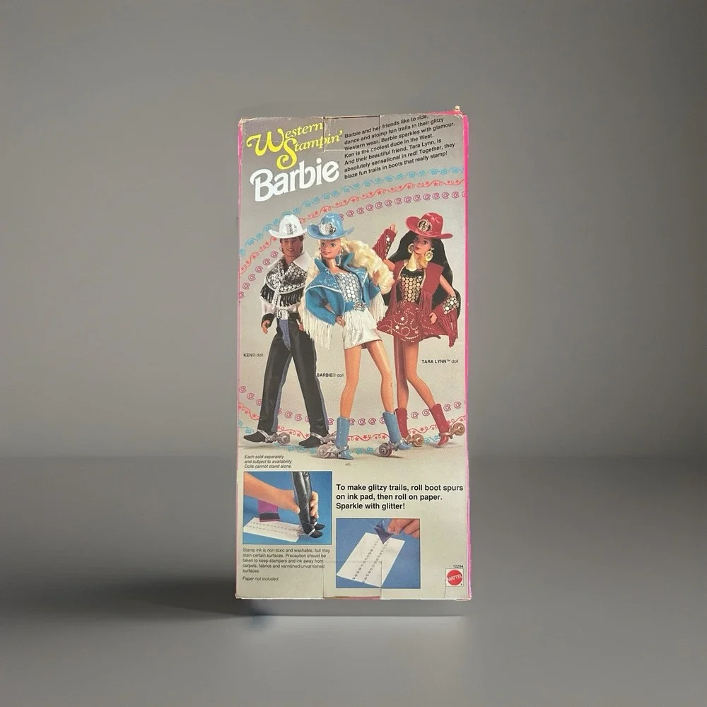 Mattel western stampin