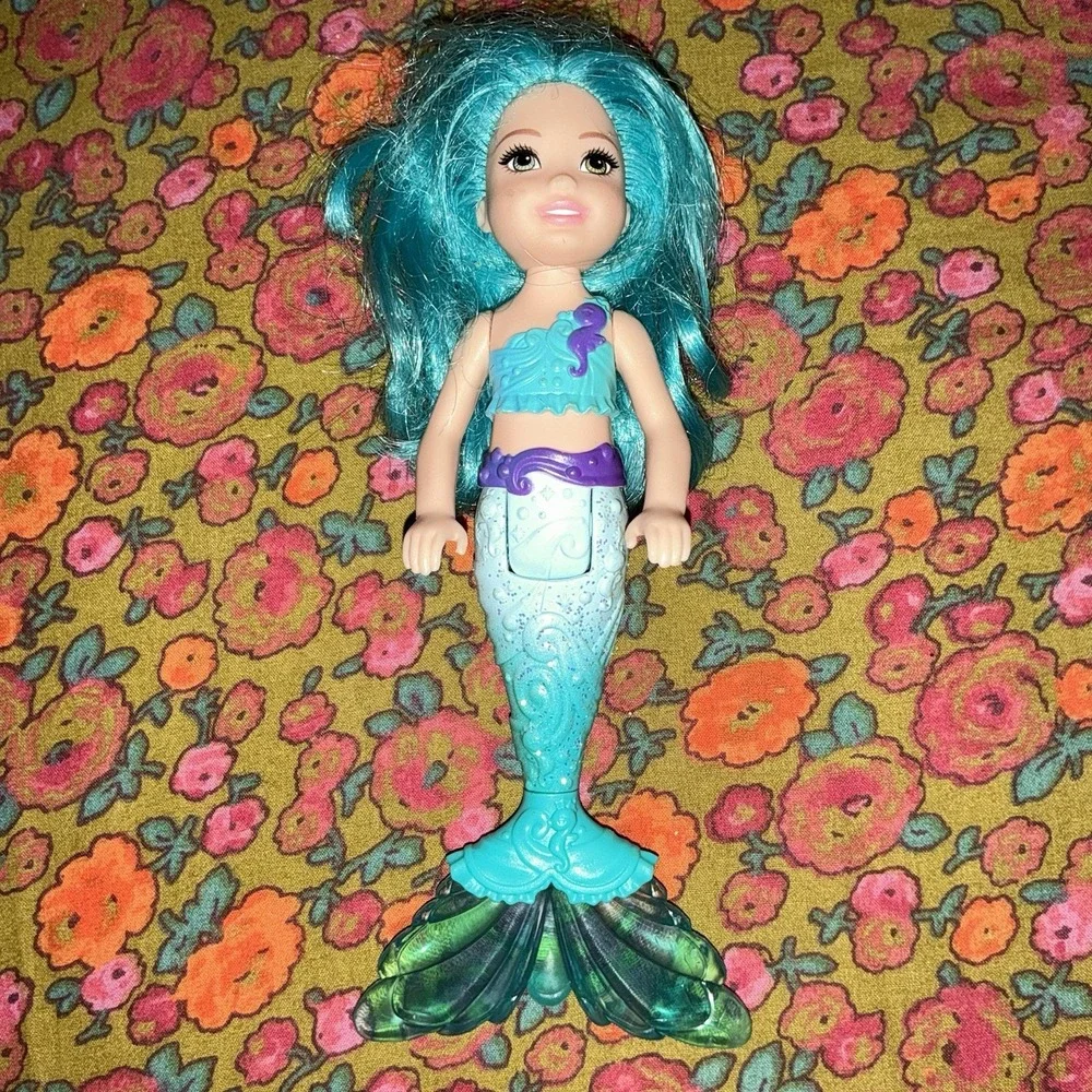 Barbie Dreamtopia Chelsea Kelly Mermaid Doll 6.5