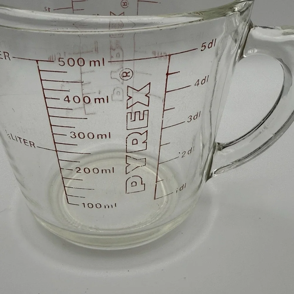 Pyrex vintage clear