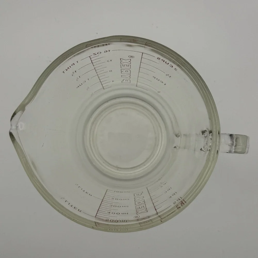Pyrex vintage clear