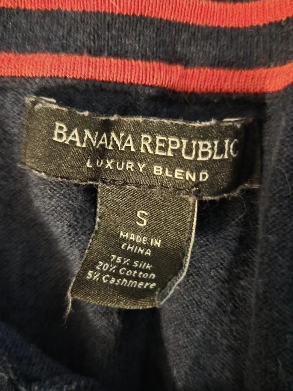Banana Republic soft navy