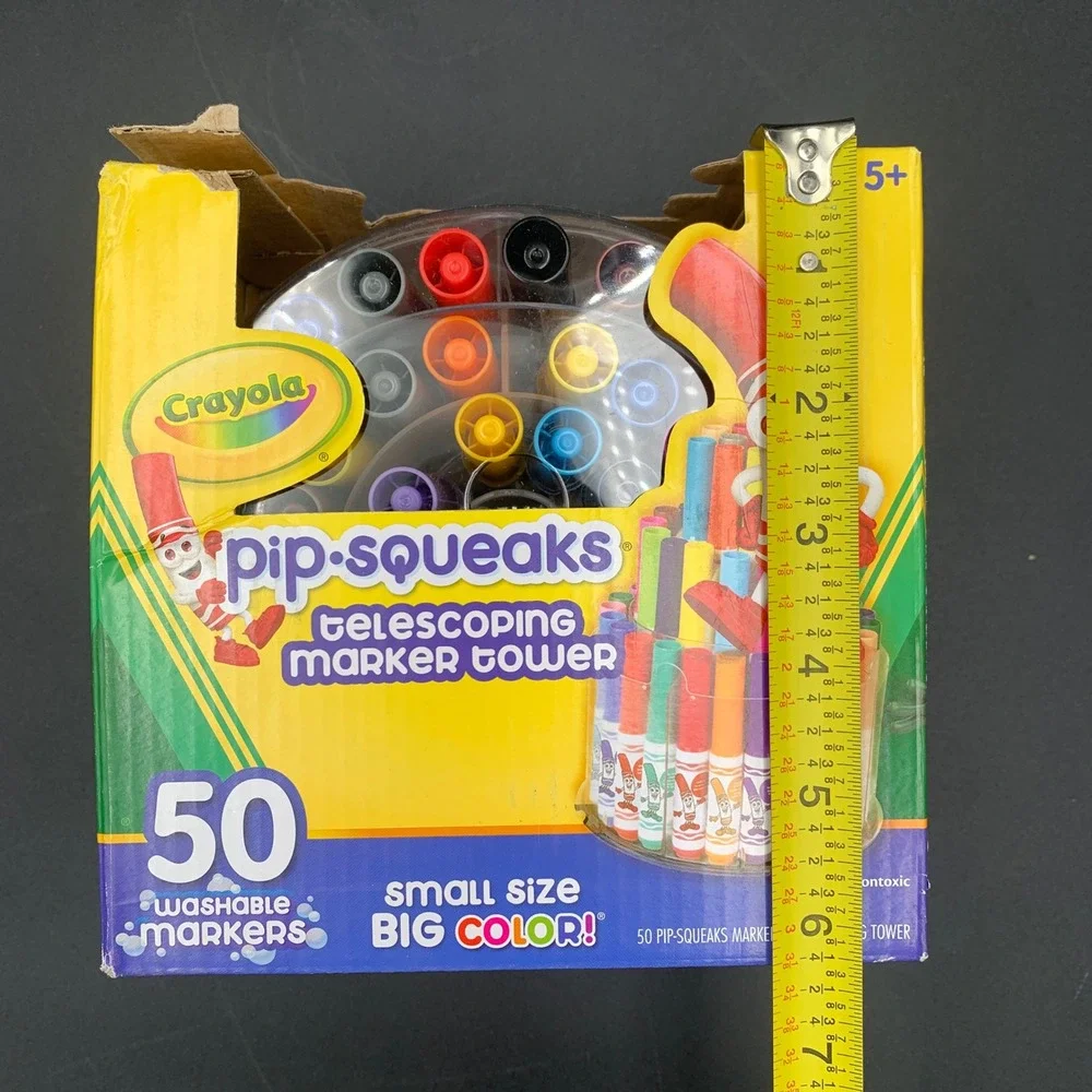 Crayola Pip-Squeaks Telescoping Marker Tower 50 Washable Markers 58-8750