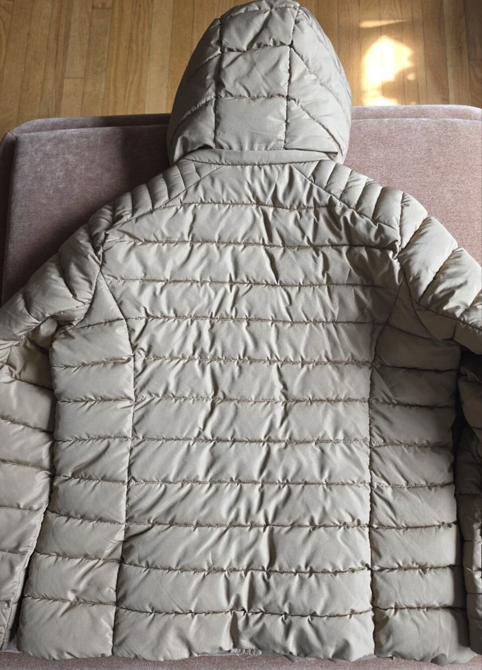 Michael Kors hooded quilted