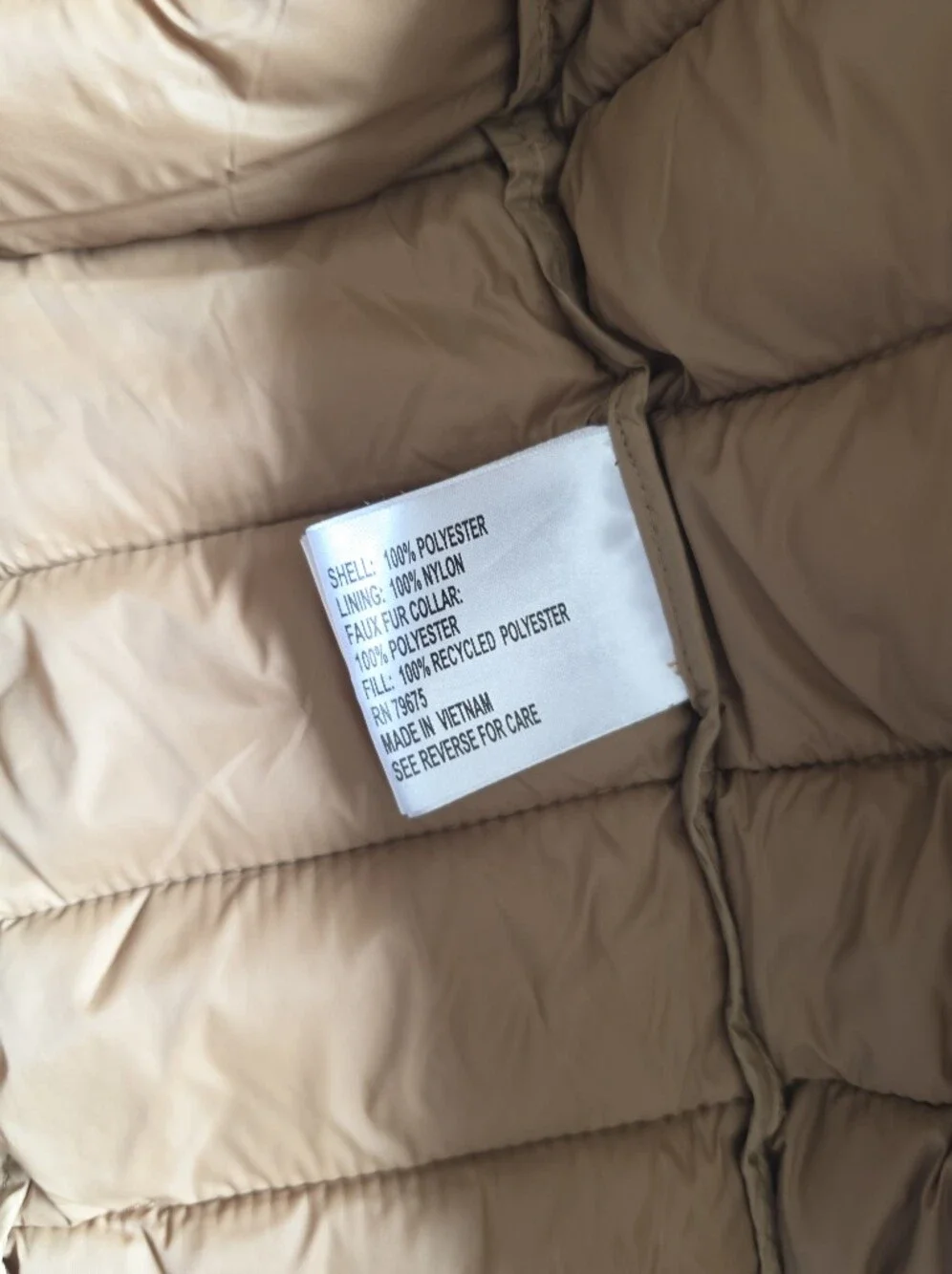 Michael Kors hooded quilted