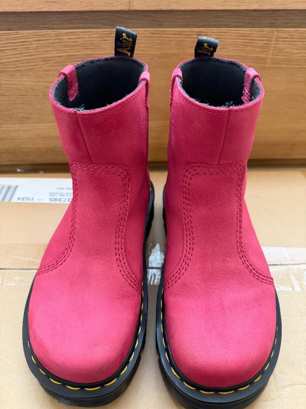 Dr Marten’s Zabzag Rigger Slip On Nubuck Boots
