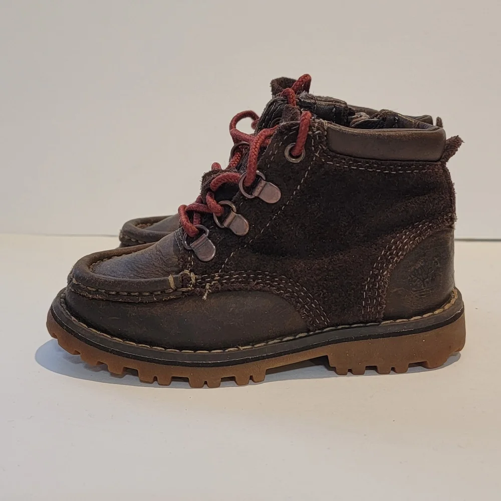 TIMBERLAND waterproof leather boots kids youth toddler earthkeepers 5881r us 6.5