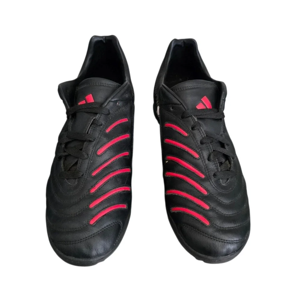 Adidas Predator Pulse Vintage Soccer Shoes Mens Size 10.5 TRX Turf Red Black