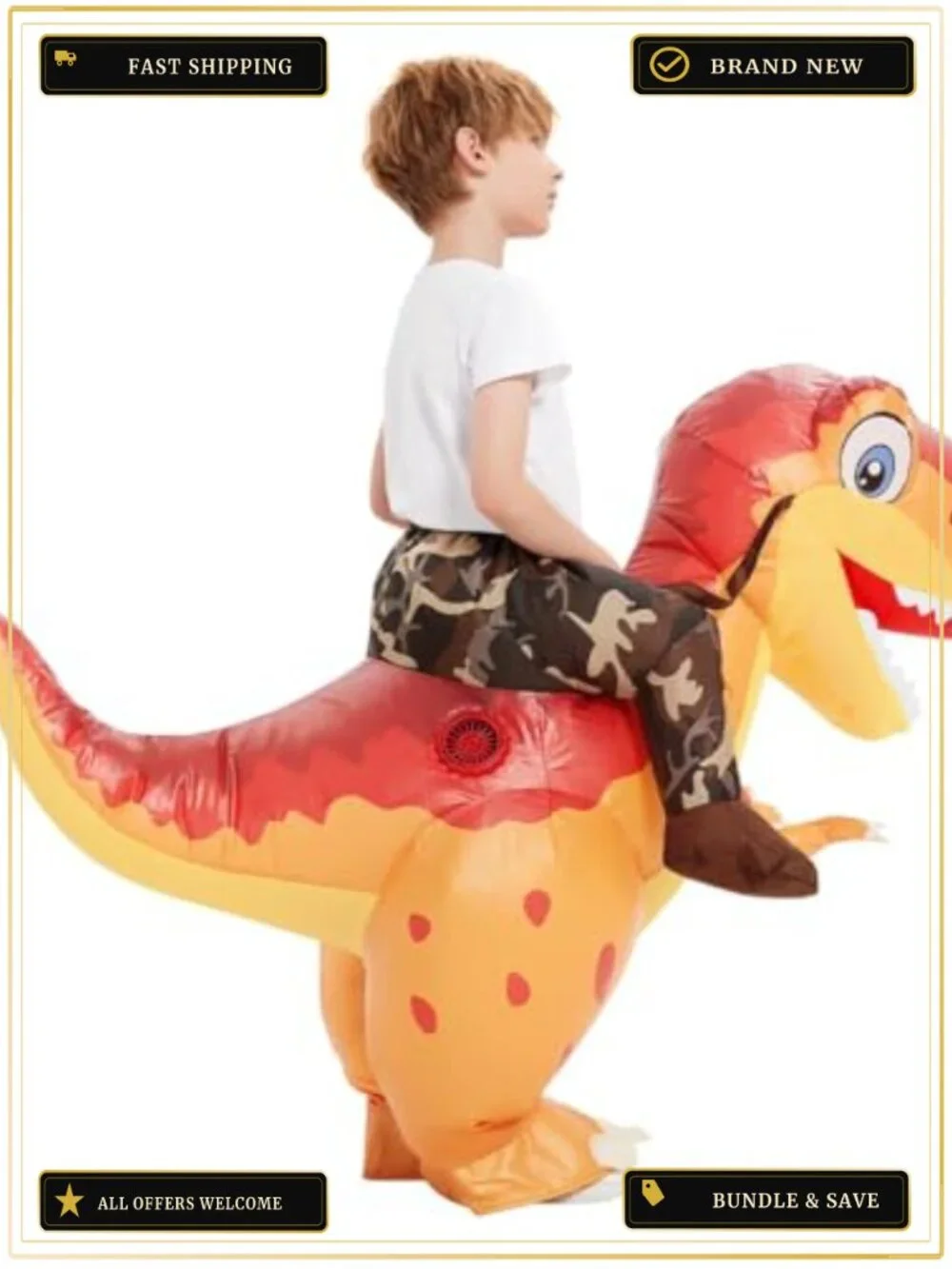 N/A inflatable dinosaur