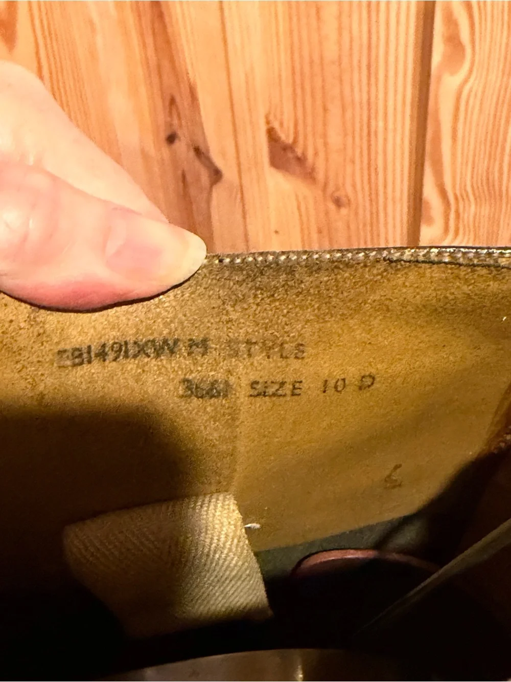 Marlbough toe leather