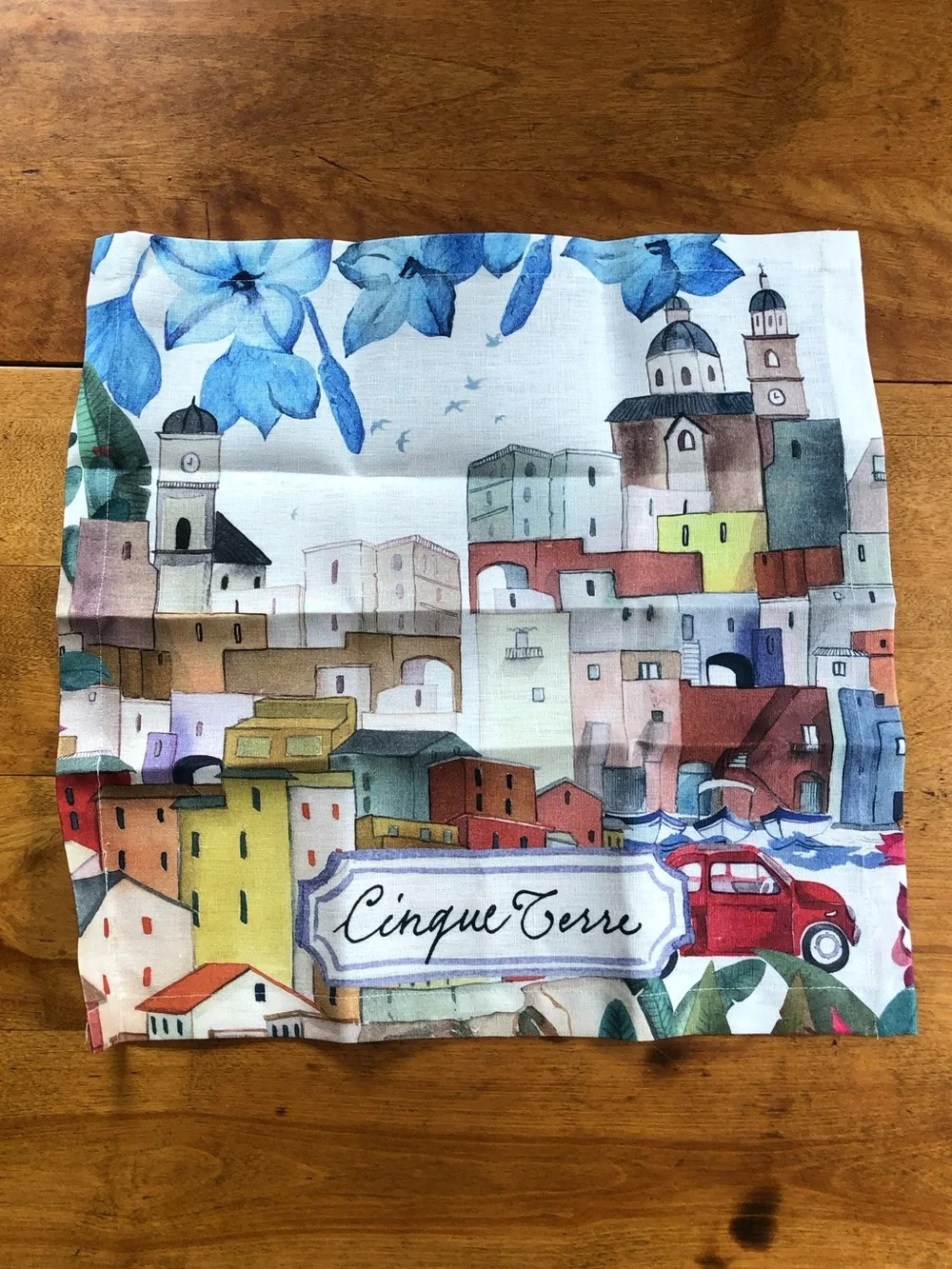 Cinque Terre Scenic Linen Napkins / set of 4