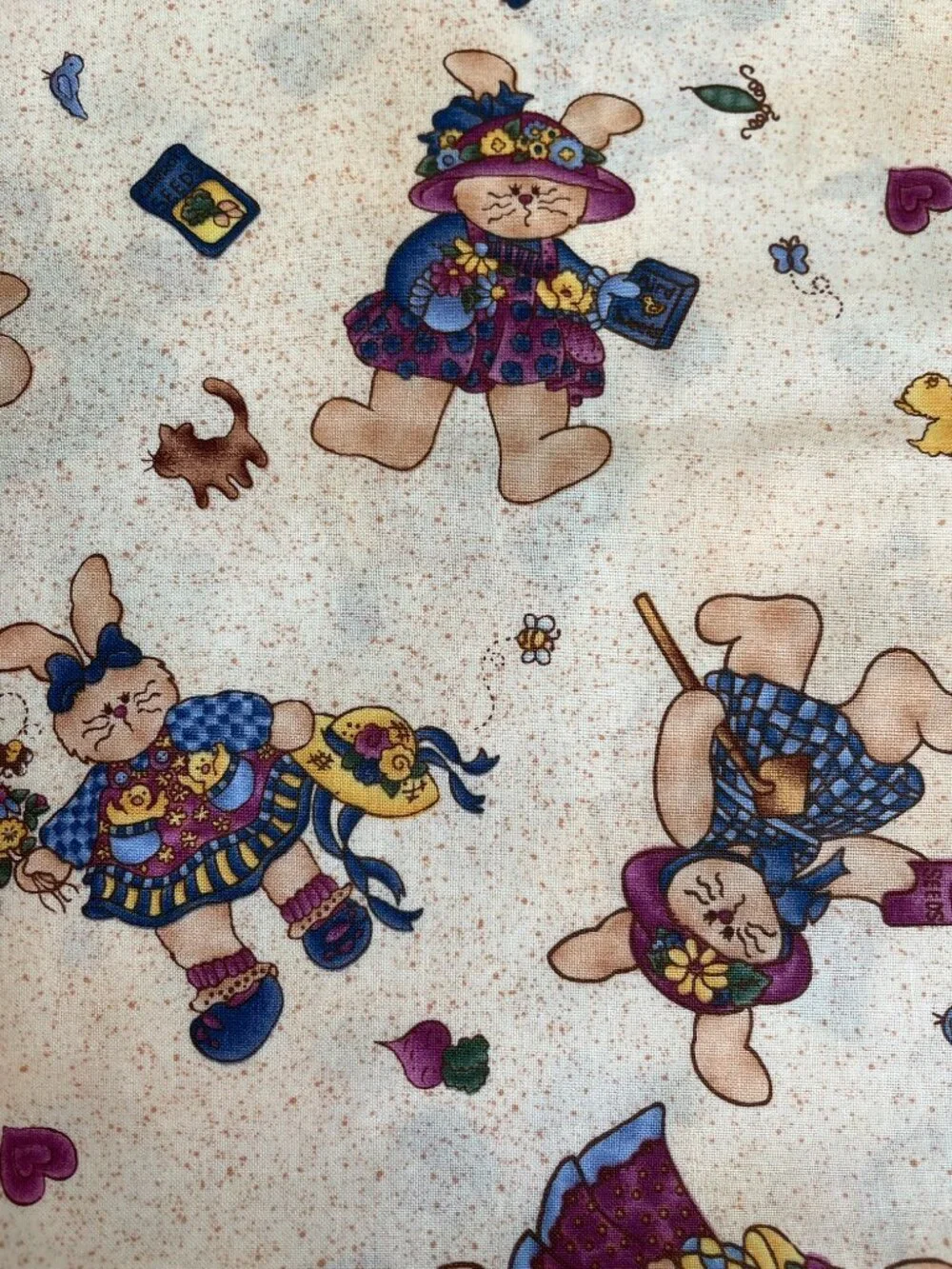 Vintage craft bunny kins