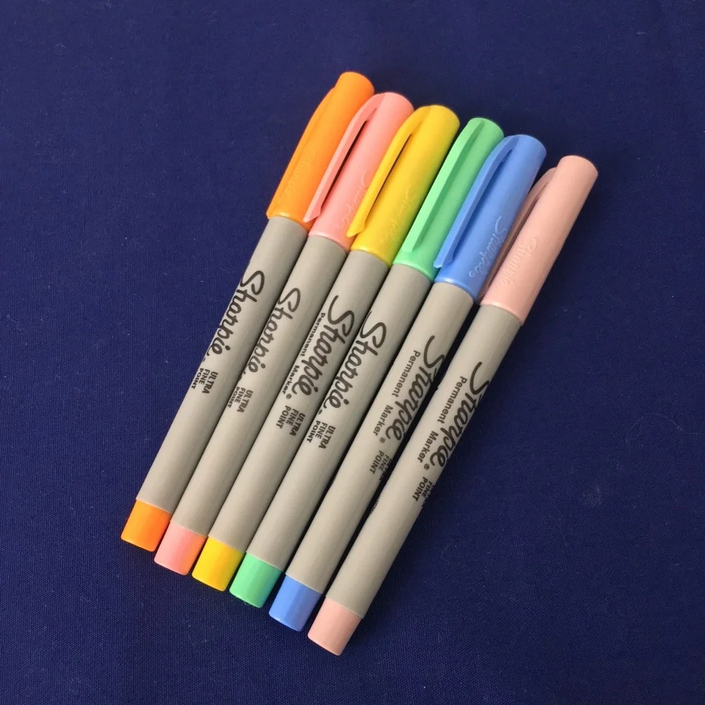 Sharpie floral stationery