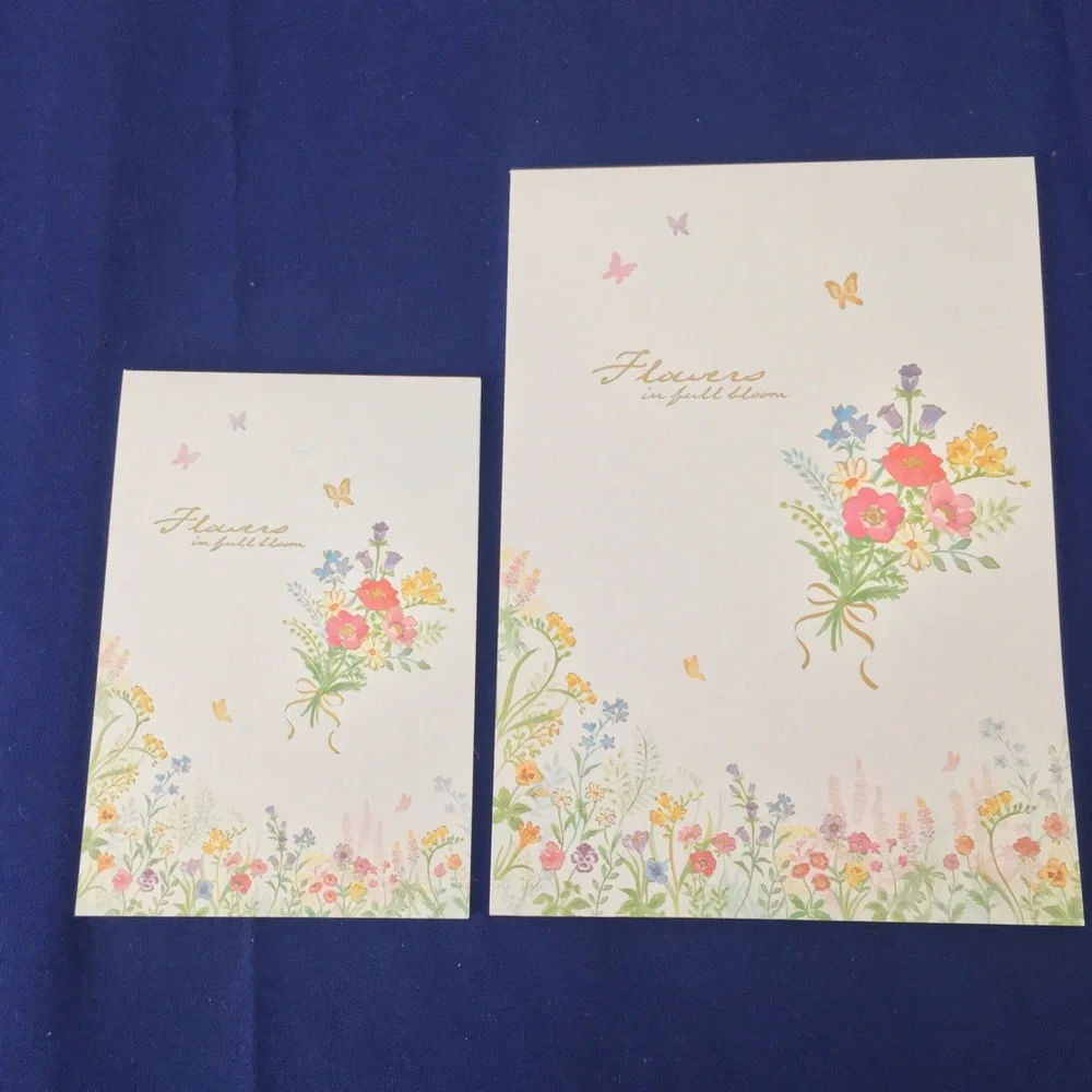 Sharpie floral stationery