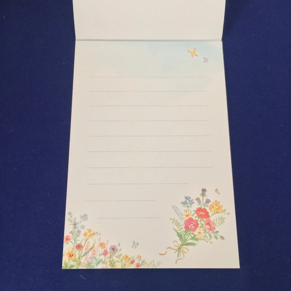Sharpie floral stationery