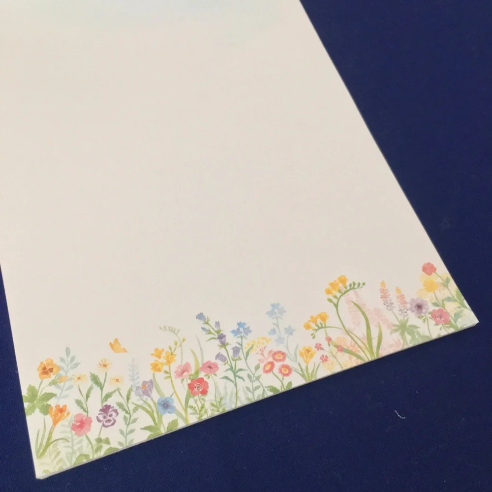 Sharpie floral stationery