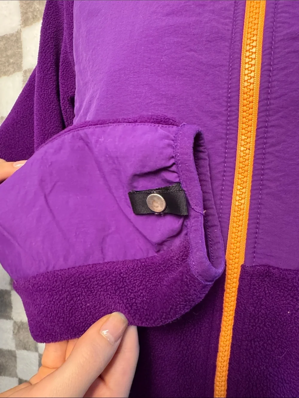 The North Face warm purple