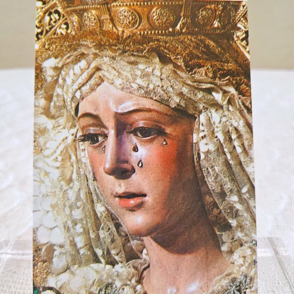 Vintage Postcard vintage virgin