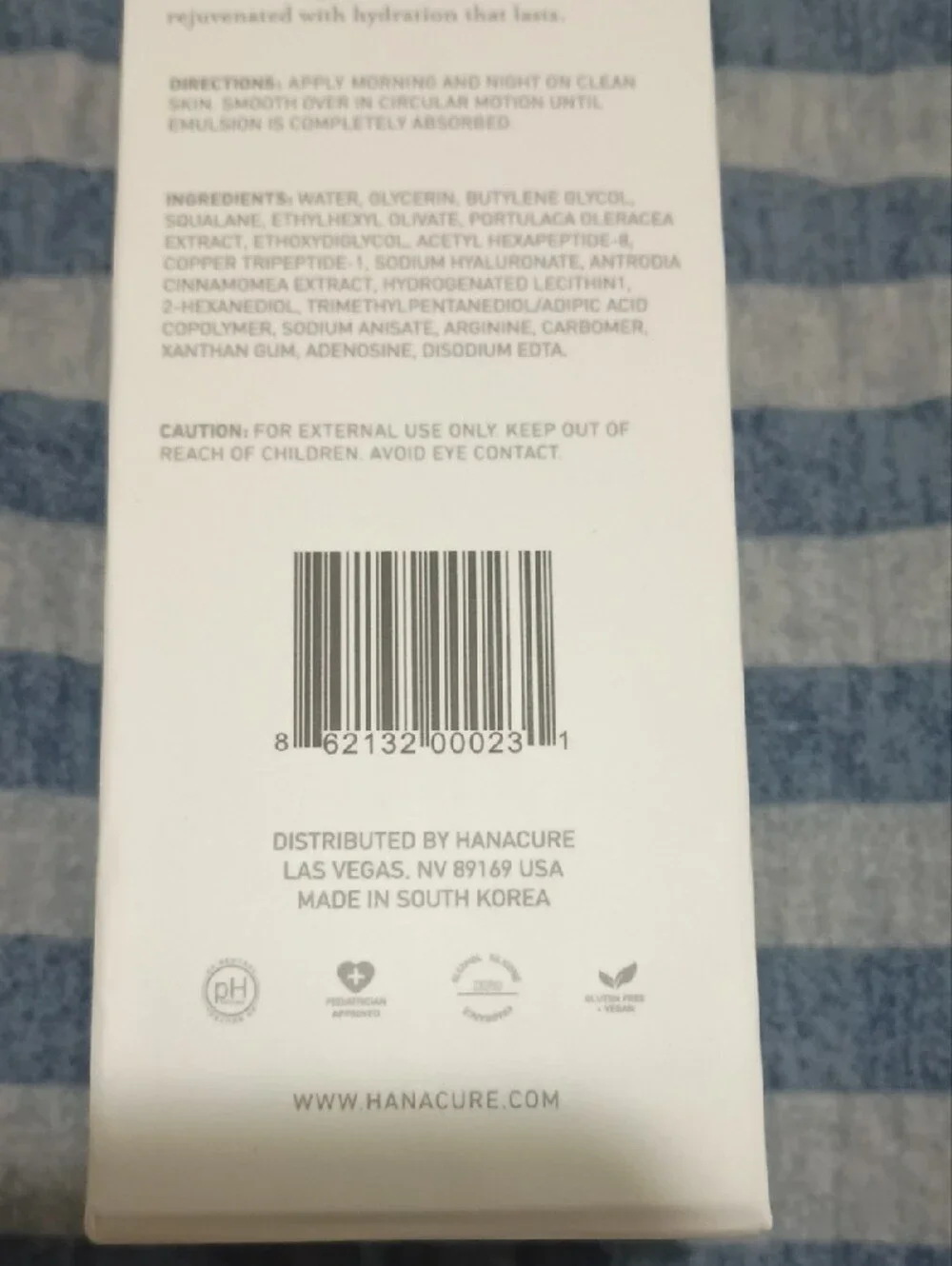 Hanacure nano emulsion