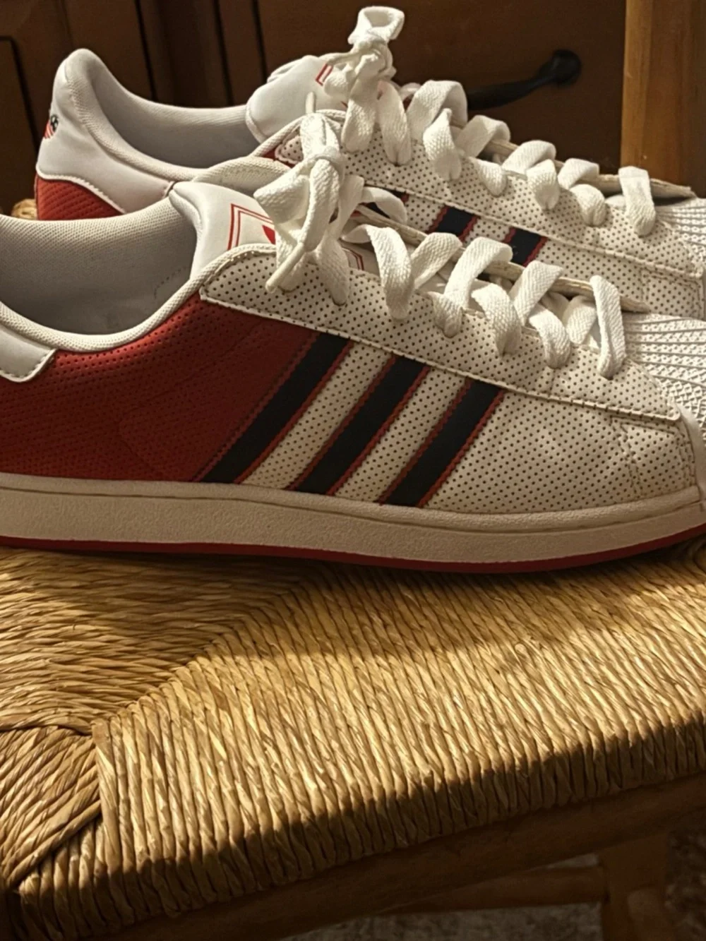 adidas red white