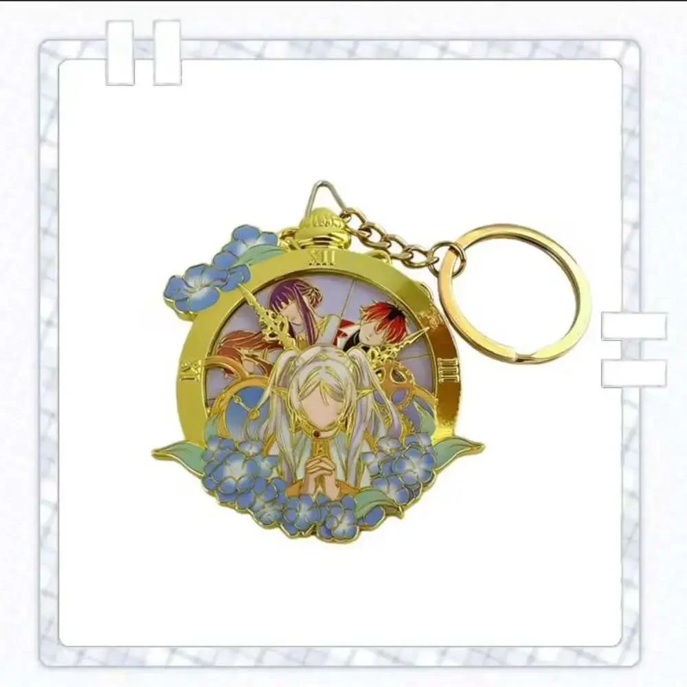 Frieren beyond Journey'S End Metal Spinning Charm 6Cm - Layered Anime Keychain I