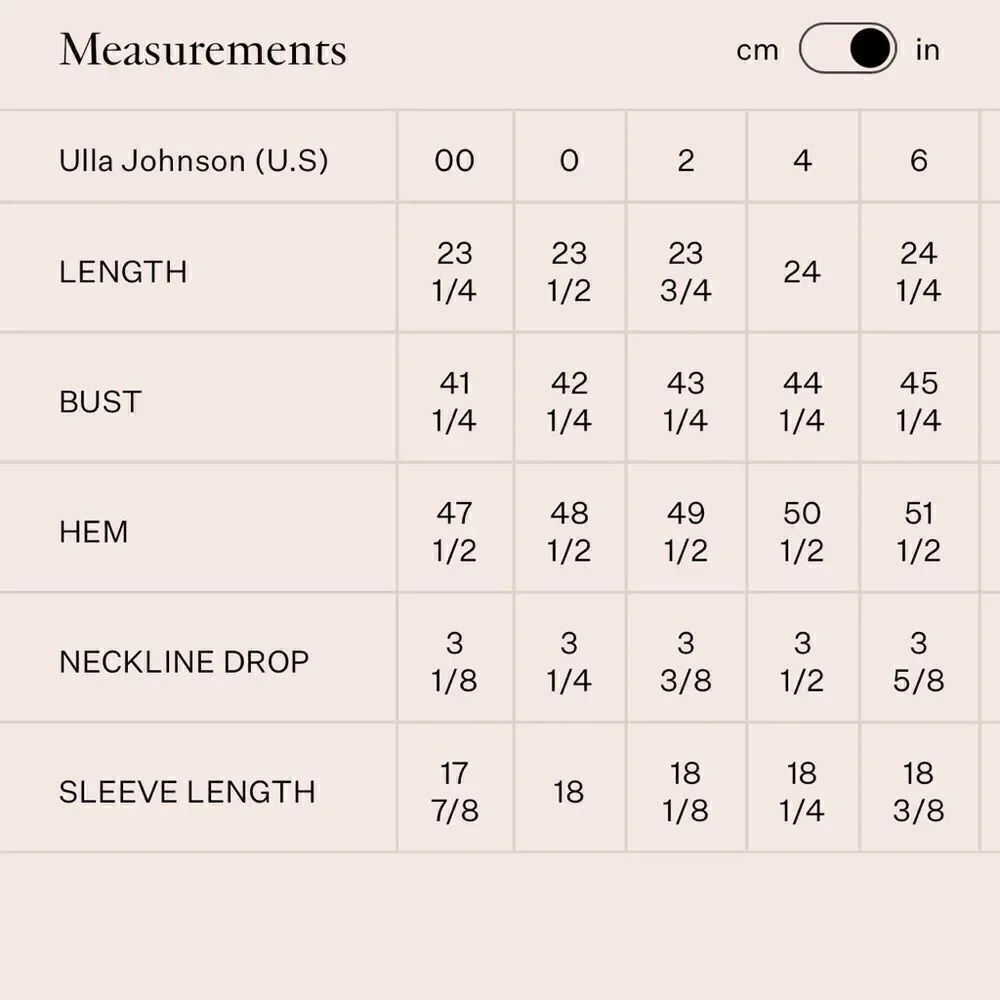 Ulla Johnson lorena top