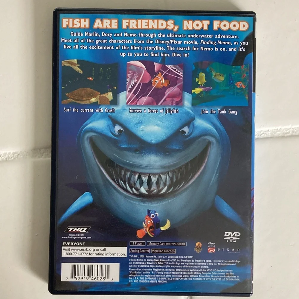 PlayStation 2 finding nemo
