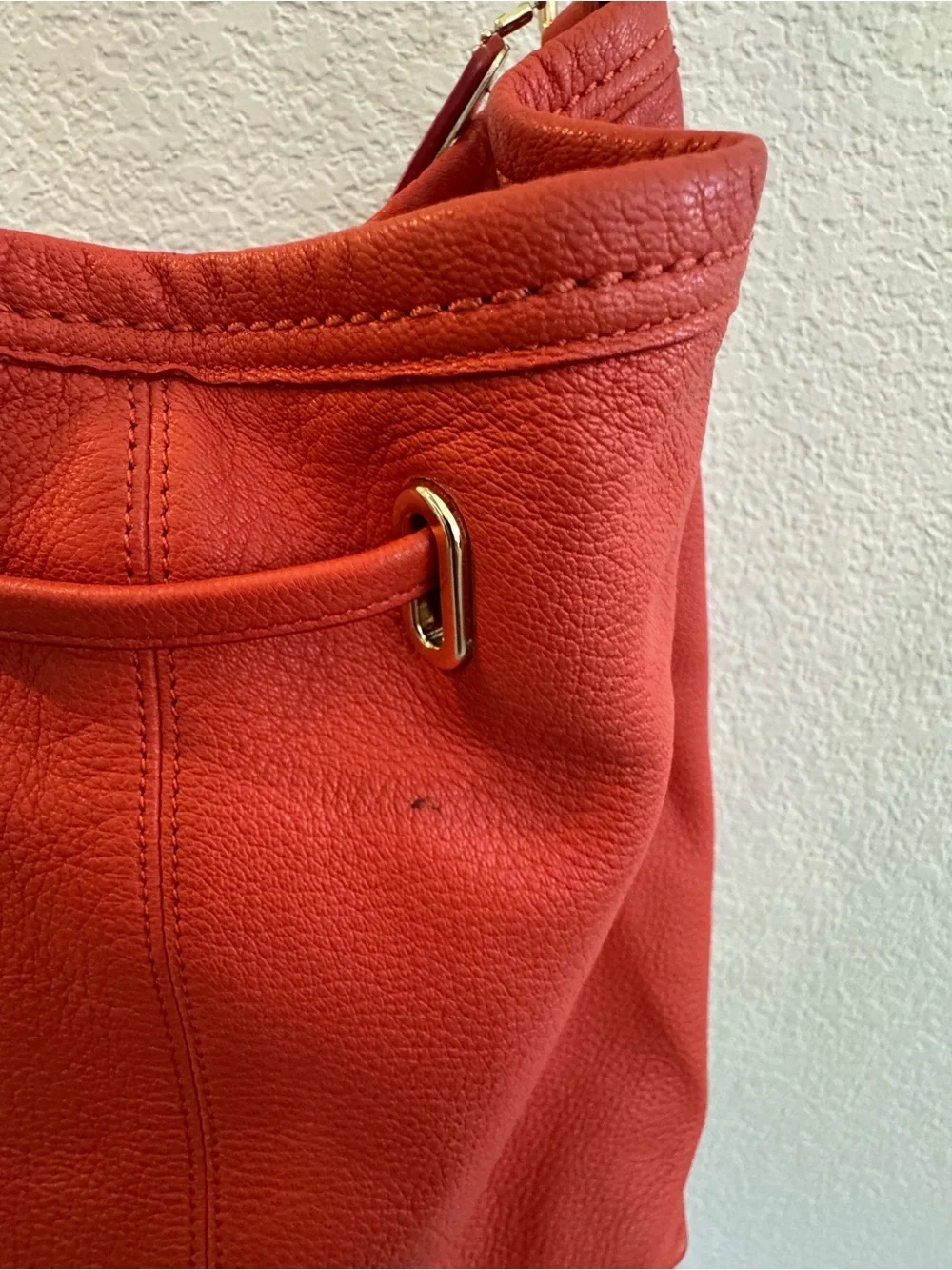 Coach pebbled leather