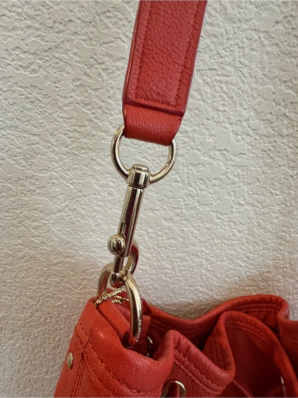 Coach pebbled leather