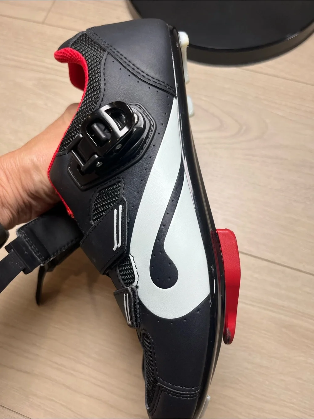 Peloton rides sole velcro