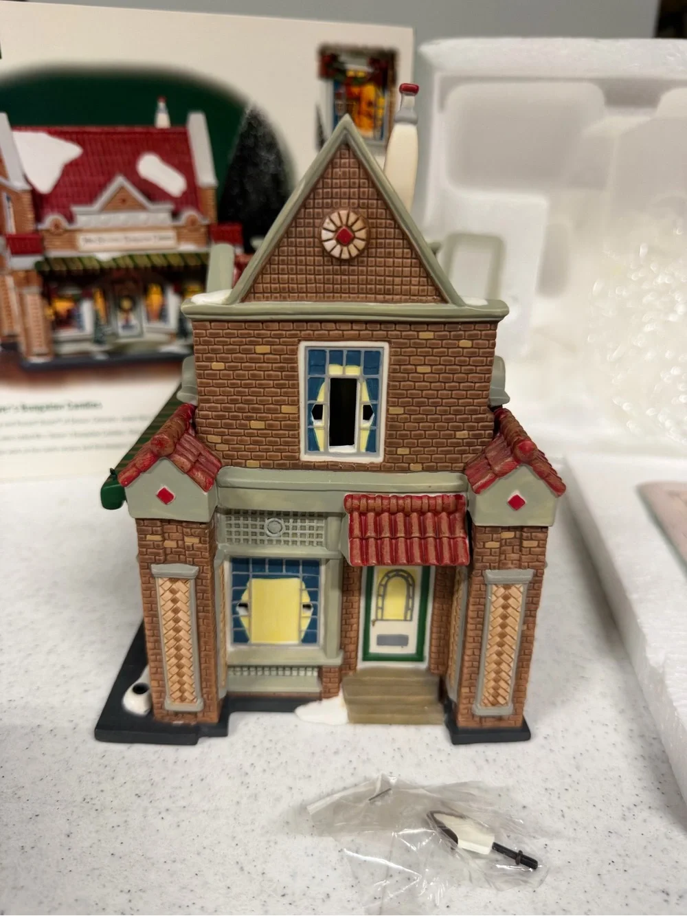 Department 56 displayed glass