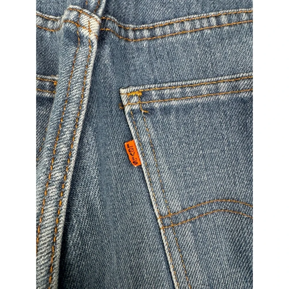 + Vintage Levi's Orange Tab Jeans Mens 31x32 Fits 30x32.5 Ripped Straight Fit