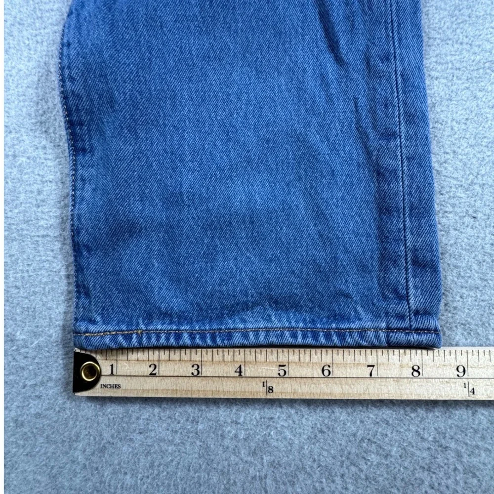 Levi's 501 Original Fit Jeans Mens 36x32 Blue Medium Wash Straight Leg Denim