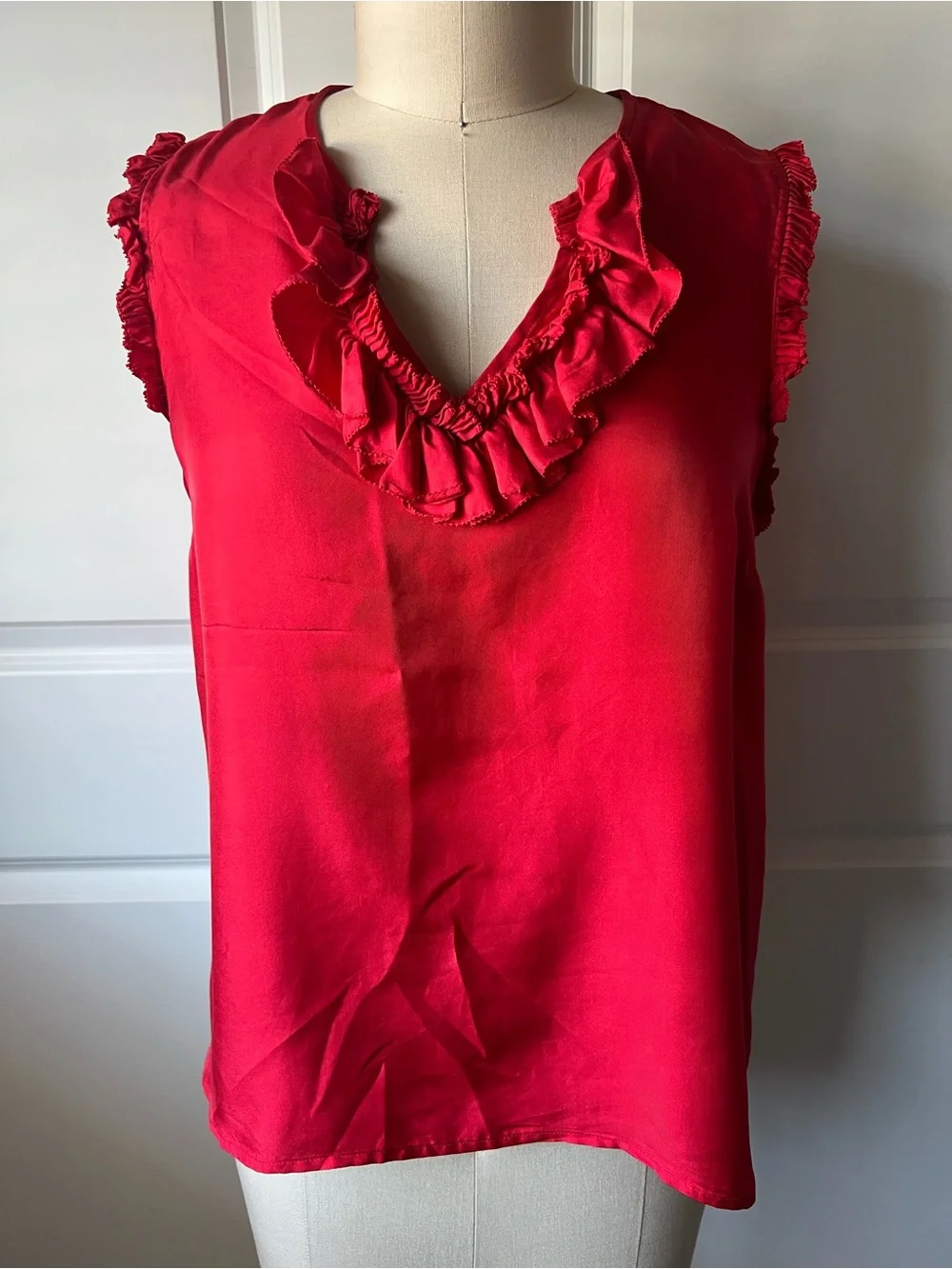 J. Crew vibrant red