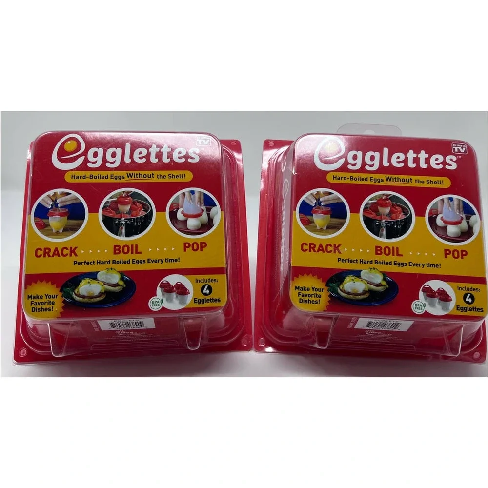As Seen on TV Idea Village Egglettes Hard Boiled Eggs‎ without the Shell New