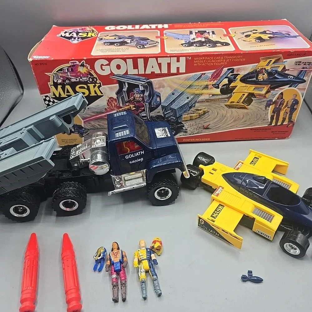 MASK Kenner Goliath Trakker Nevada‎ Rushmore Matt (Almost Complete) With Box Vtg