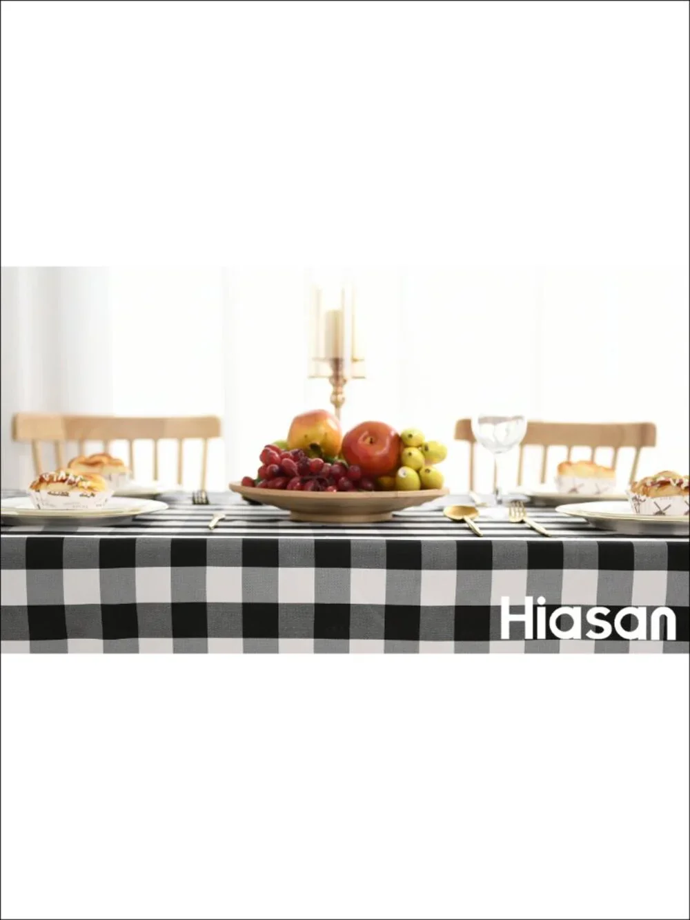 N/A checkered tablecloth