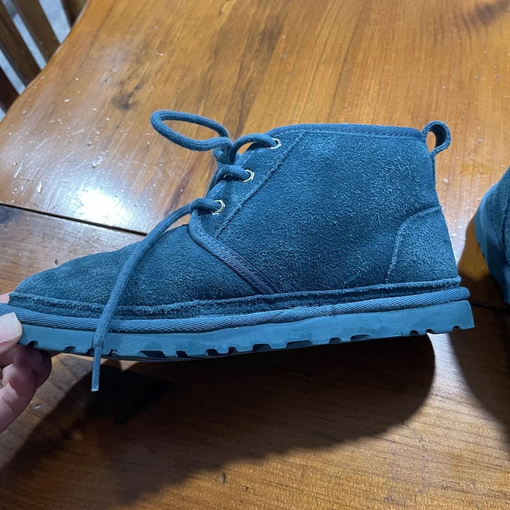 UGG Neumel Chukka‎ Suede Mini Boots in Freshwater Blue Size 6 Mens