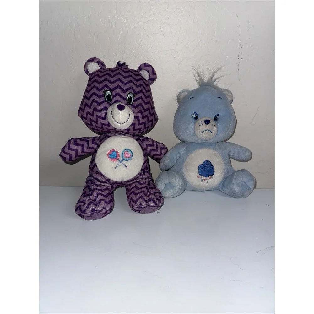 Lot Of 2 Care Bears‎ Share Bear Plush Stuffed Toy 14
