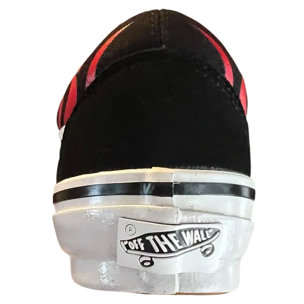 Vans Premium Flame Old Skool Y2K Skate Sneakers Black VN000D56MCG US M7/W‎ 8.5